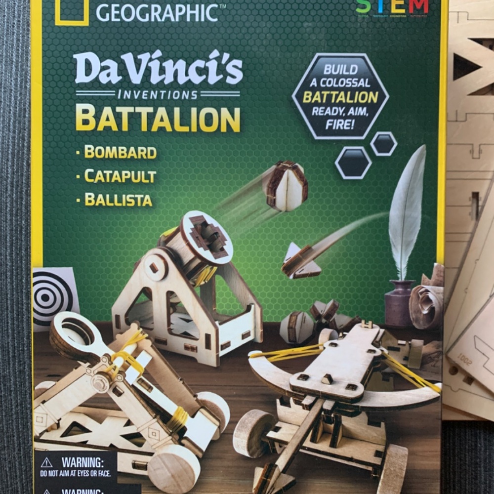 SOLD SOLD DaVinci's Battalion Wood Model Kit